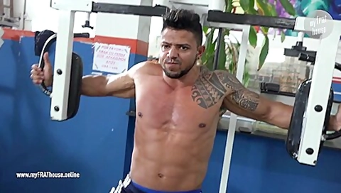 Muscular Guys Workout Naked Reality Show