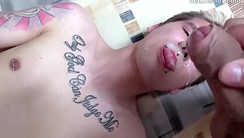 Stunning Tattooed Lad Got Ejaculated